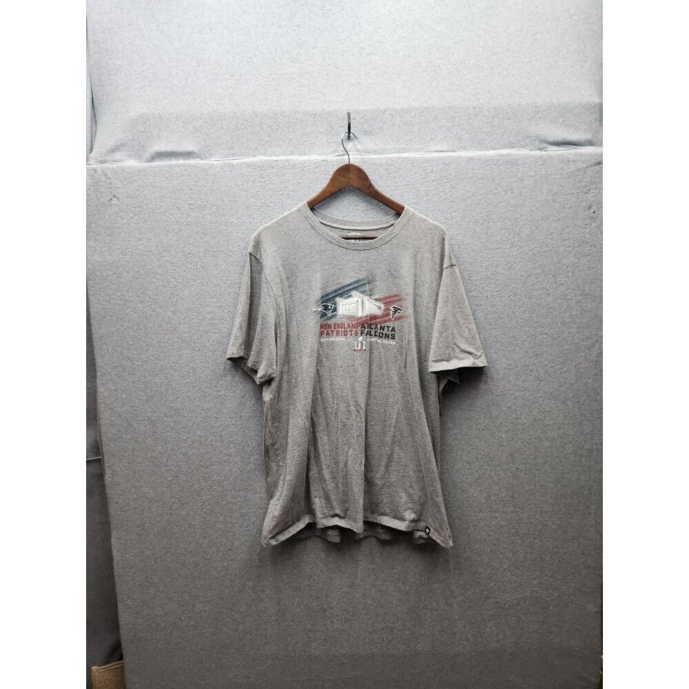 47 Brand XXL Atlanta Falcons NFL Gray Cotton/Polyester T-Shirt